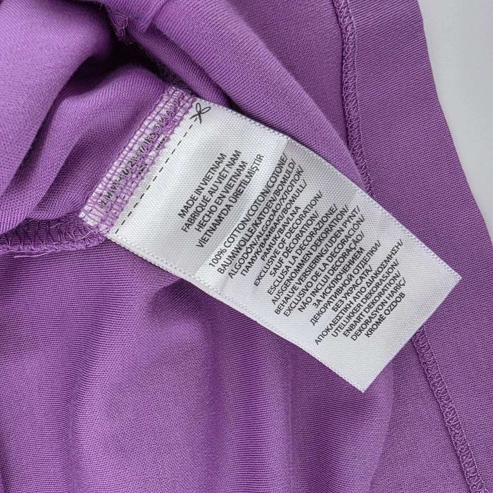 Polo Ralph Lauren Polo Shirt Mens L Classic Fit Cotton Purple Heritage Preppy